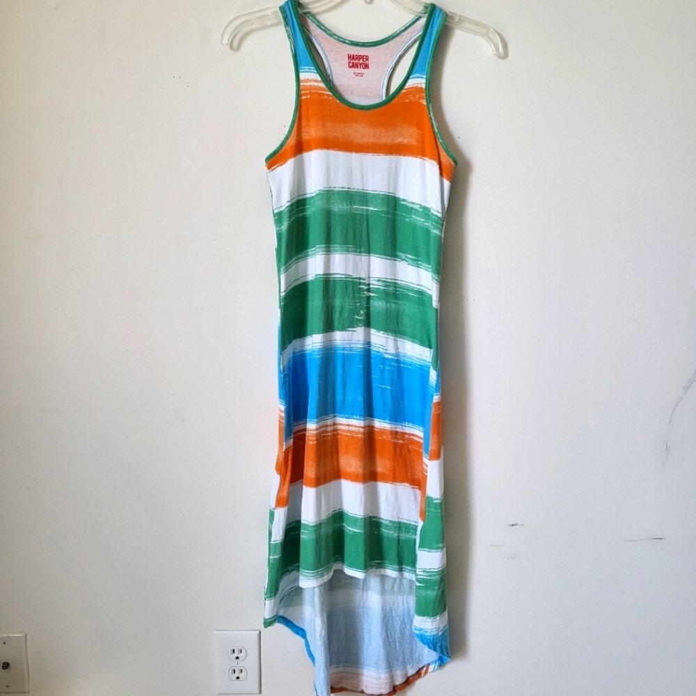 NWOT Harper Canyon Tank Top High-low Dress Girls Size M 10/12